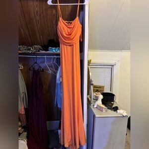 Windsor Vibrant Orange Prom Dress